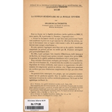 La syphilis h&eacute;r&eacute;ditaire de la moelle &eacute;pini&egrave;re