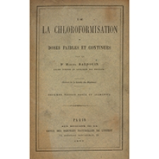 De la chloroformisation à doses faibles et continues