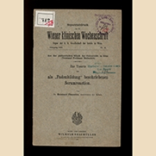 Zur Theorie der als "Fadenbildung" beschriebenen Serumreaction