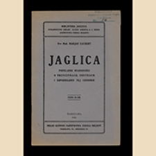 Jaglica : popularne wiadomości o przyczynach, skutkach i zapobieganiu tej chorobie