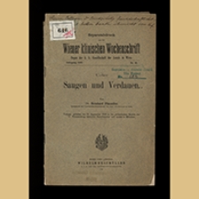 Ueber Saugen und Verdauen