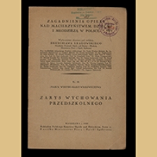 Zarys wychowania przedszkolnego