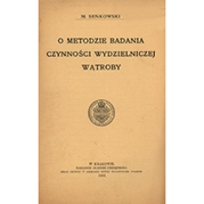 O metodzie badania czynności wydzielniczej wątroby