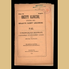 O przewlekłych biegunkach, o rozpoznawaniu ich r&oacute;żniczkowem i leczeniu