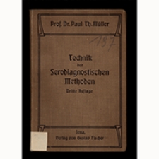 Technik der serodiagnostischen Methoden