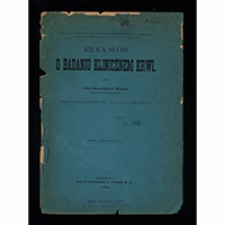 Kilka sł&oacute;w o badaniu klinicznem krwi : (rzecz czytana na posiedzeniu War. Tow. Lek. w d. 7 lutego 1893 r.)