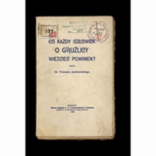 Co każdy człowiek o gruźlicy wiedzieć powinien?