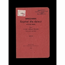 Warszawski Szpital dla Dzieci w 43 roku istnienia