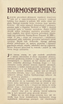 Hormospermine