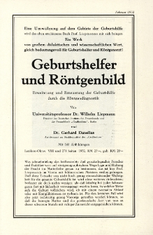 Geburtshelfer und Röntgenbild
