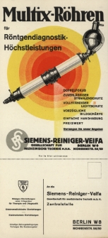 Multix-R&ouml;hren : f&uuml;r R&ouml;ntgendiagnostik-H&ouml;chstleistunden