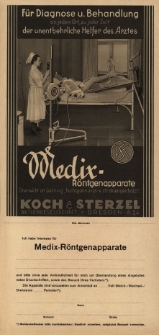 Medix-R&ouml;ntgenapparate ; Medix Apparaturen