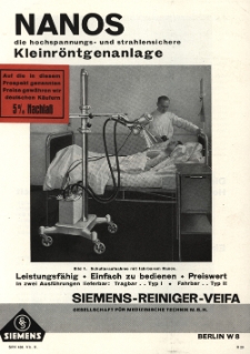 Nanos die hochspannungs- und strahlensichere Kleinr&ouml;ntgenanlage