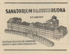 Sanatorjum dla chorych piersiowych Rudka