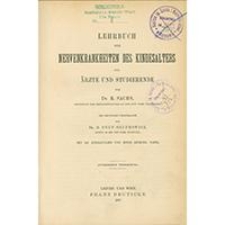 Lehrbuch der Nervenkrankheiten des Kindesalters für Ärzte und Studierende
