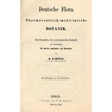 Deutsche Flora. Pharmaceutisch-medicinische Botanik. Ein Grundriss der systematischen Botanik zum Selbstudium f&uuml;r Aerzte, Apotheker und Botaniker