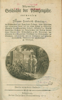 Allgemeine Geschichte der Pflanzengifte