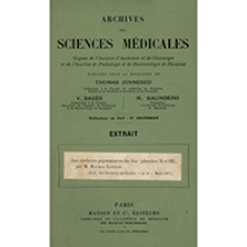 Les cirrhoses pigmentaires du foie